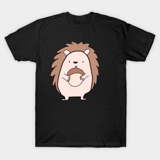 Happy Hedgehog Acorn T-Shirt